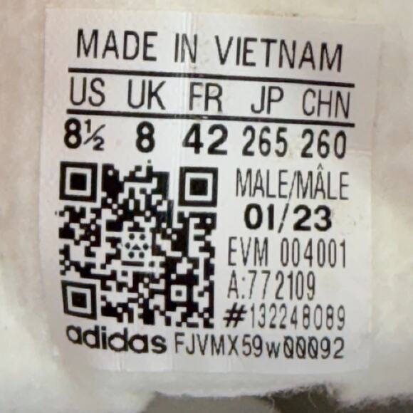 Adidas Samba Classic Soccer Design Men 8.5 Lace Up Leather Suede Indoor Cleats - Picture 4 of 12